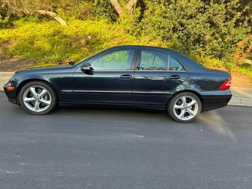 Blue 2004 Mercedes-Benz C-Class C230 Kompressor Sport