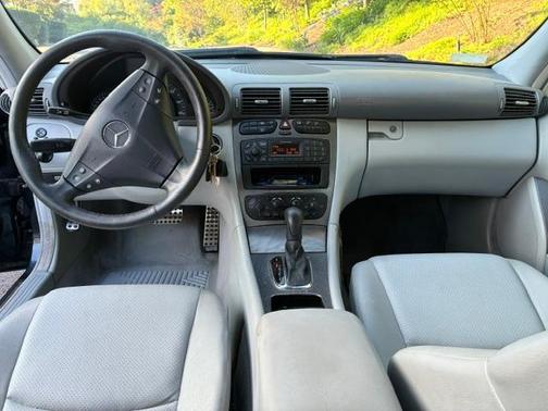 Blue 2004 Mercedes-Benz C-Class C230 Kompressor Sport