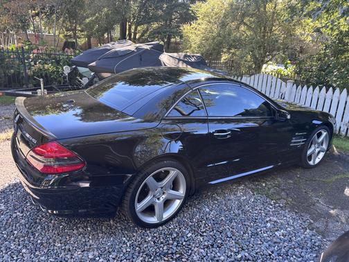 Black 2007 Mercedes-Benz SL-Class SL55 AMG