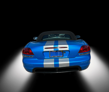Blue 2008 Dodge Viper SRT-10