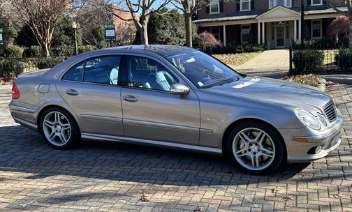 Silver 2003 Mercedes-Benz E-Class E55 AMG
