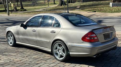 Silver 2003 Mercedes-Benz E-Class E55 AMG