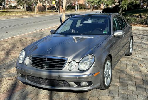 Silver 2003 Mercedes-Benz E-Class E55 AMG