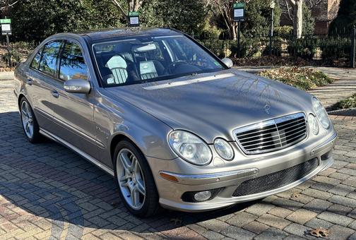 Silver 2003 Mercedes-Benz E-Class E55 AMG