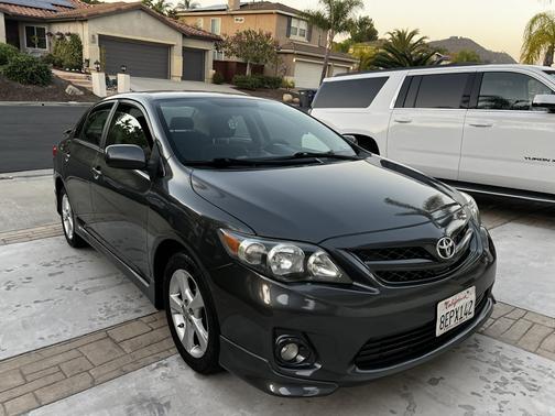 Gray 2012 Toyota Corolla S