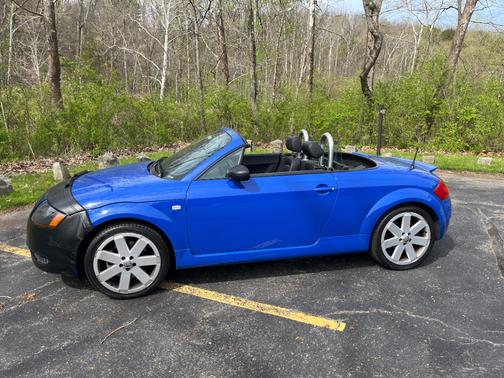 Blue 2003 Audi TT Roadster quattro