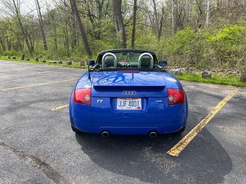 Blue 2003 Audi TT Roadster quattro