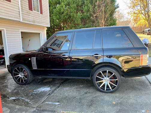 Black 2008 Land Rover Range Rover Supercharged