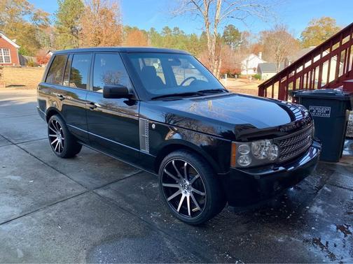 Black 2008 Land Rover Range Rover Supercharged