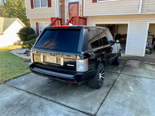 Black 2008 Land Rover Range Rover Supercharged