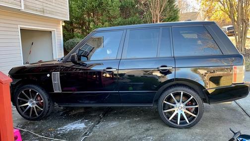 Black 2008 Land Rover Range Rover Supercharged