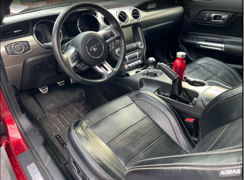 Red 2015 Ford Mustang GT Premium