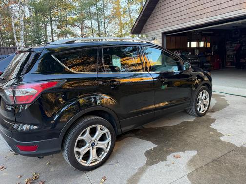 Black 2017 Ford Escape Titanium