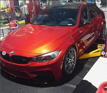 Red 2017 BMW M3 Base