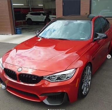 Red 2017 BMW M3 Base