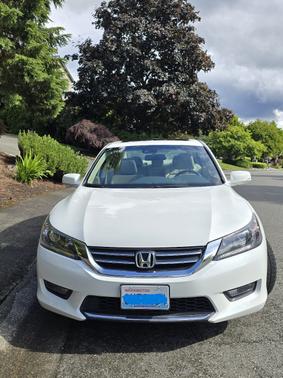White 2014 Honda Accord EX-L
