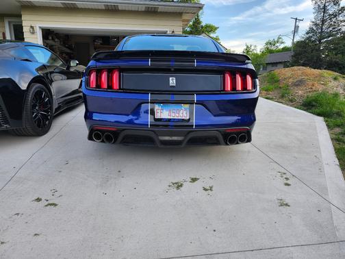 Blue 2016 Ford Shelby GT350 Base