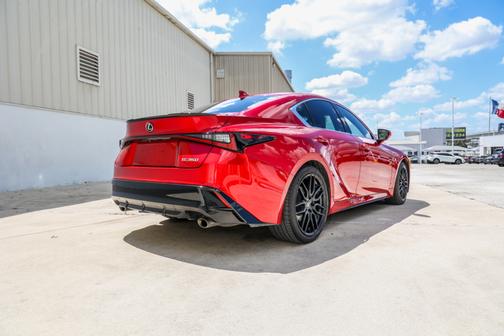 Red 2023 Lexus IS 350 F Sport