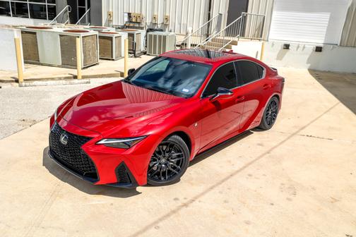 Red 2023 Lexus IS 350 F Sport