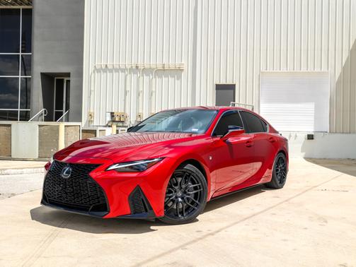 Red 2023 Lexus IS 350 F Sport