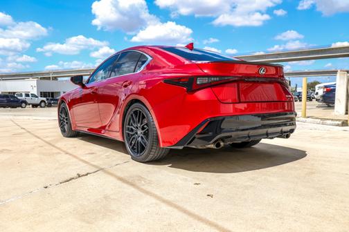 Red 2023 Lexus IS 350 F Sport