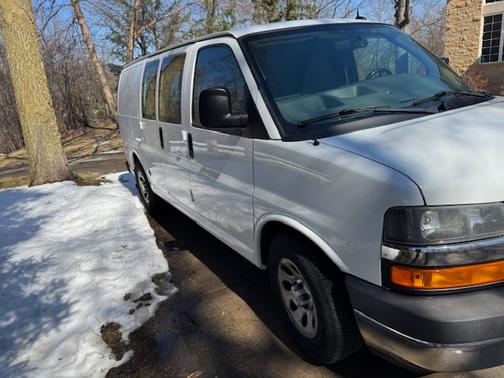 White 2013 Chevrolet Express 1500 Work Van