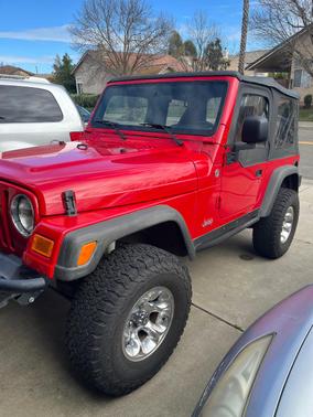 Red 2006 Jeep Wrangler SE