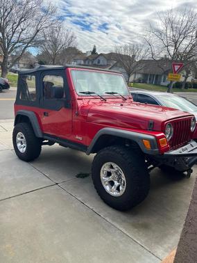 Red 2006 Jeep Wrangler SE