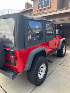 Red 2006 Jeep Wrangler SE