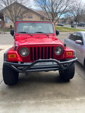 Red 2006 Jeep Wrangler SE