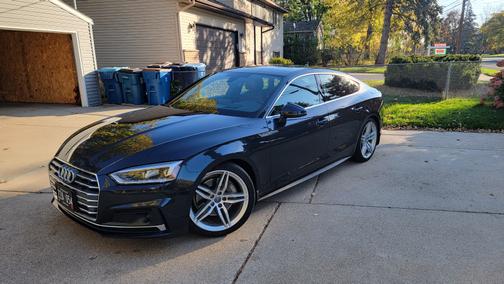 Blue 2018 Audi A5 Sportback 45 Prestige