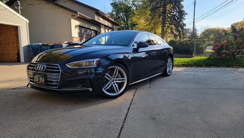 Blue 2018 Audi A5 Sportback 45 Prestige