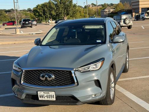 Gray 2022 INFINITI QX50 LUXE