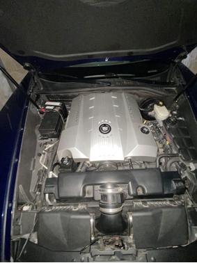 Blue 2004 Cadillac XLR Base