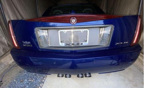 Blue 2004 Cadillac XLR Base