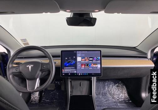Blue 2020 Tesla Model 3 Long Range