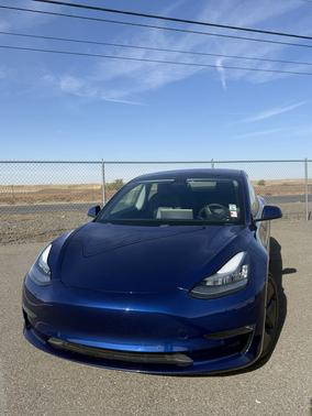 Blue 2020 Tesla Model 3 Long Range