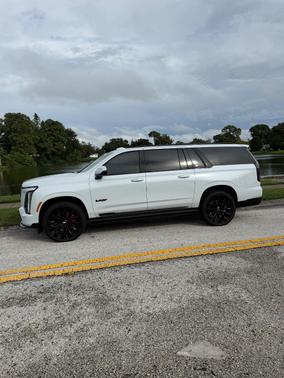 White 2026 Cadillac Escalade ESV AWD V