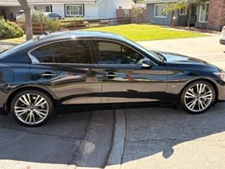 Black 2018 INFINITI Q50 3.0t Sport