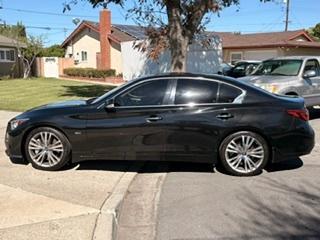Black 2018 INFINITI Q50 3.0t Sport