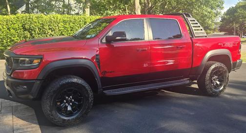 Red 2022 RAM 1500 TRX