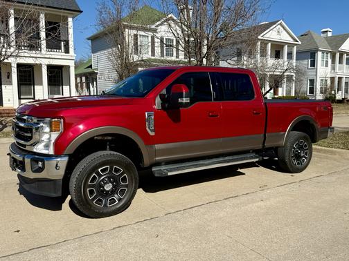Red 2022 Ford F-250 Lariat