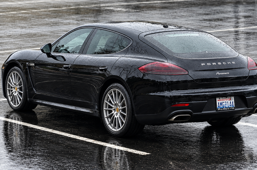 Black 2014 Porsche Panamera Panamera