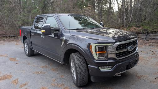 Gray 2021 Ford F-150 Platinum