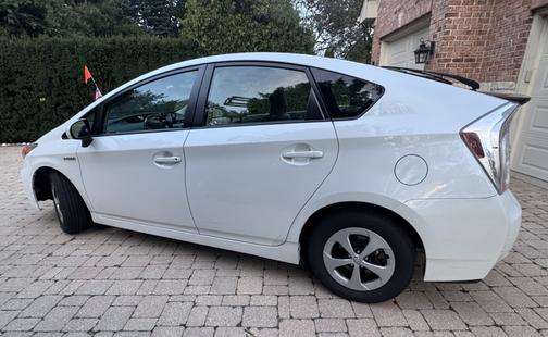 White 2013 Toyota Prius Three