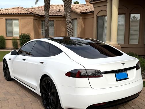 White 2021 Tesla Model S Long Range Plus