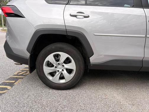 Silver 2021 Toyota RAV4 LE