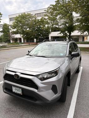 Silver 2021 Toyota RAV4 LE