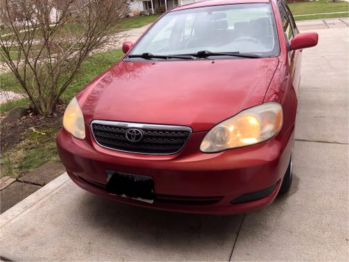 Red 2008 Toyota Corolla LE