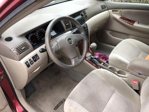 Red 2008 Toyota Corolla LE